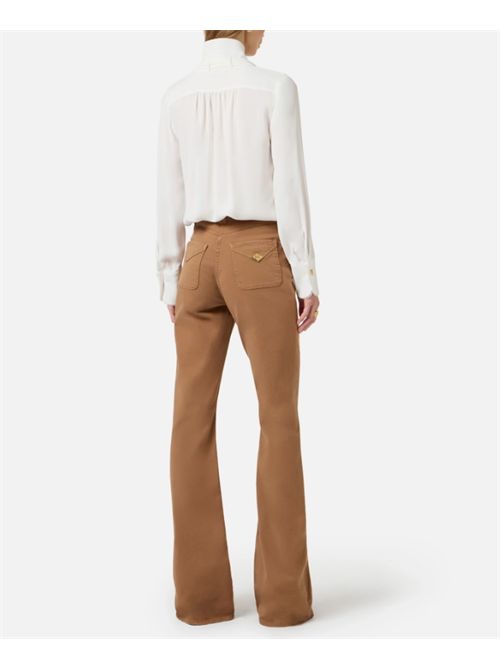 SHIRT WITH SASH ELISABETTA FRANCHI | CA14661E2360 avorio